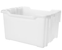 POJEMNIK 107L 70KG MOCNY WALLE BIAŁY SZTAPLOWANIE SEGREGACJA