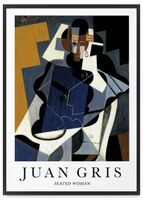 Plakat plakaty w ramie Juan Gris obrazy 40x50 cm w czarnej ramie