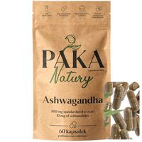 ASHWAGANDHA NA STRES NERWY RELAKS USPOKOJENIE SEN ŻEŃ-SZEŃ od Paka Natury
