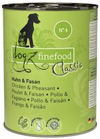 Karma dla psa bez sztucznych dodatków - Dogz Finefood Kurczak i Bażant 400g