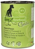 Karma dla psa bez sztucznych dodatków - Dogz Finefood Kurczak i Bażant 400g