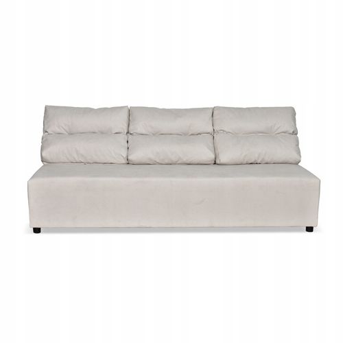 Kanapa sofa KIMO funkcja spania pojemnik Family Meble Hunter beż welur na Arena.pl