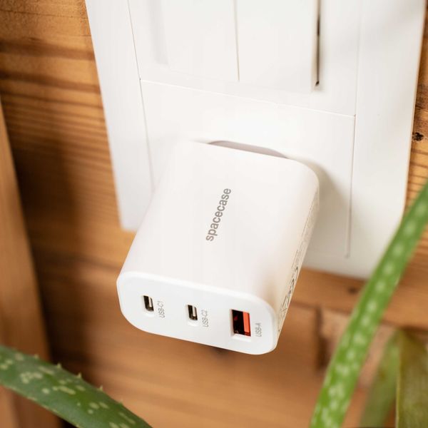 Spacecase Usb Charger 30W Gan Sc004W White zdjęcie 10