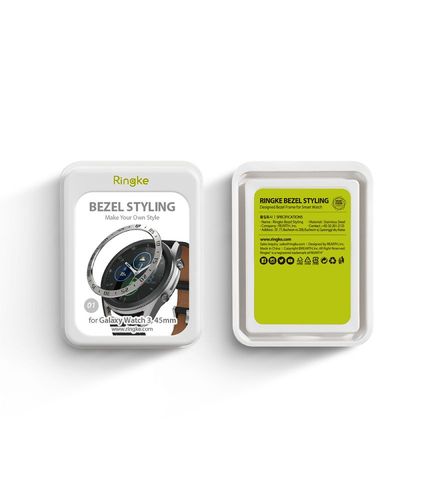RINGKE BEZEL STYLING GALAXY WATCH 3 (45MM) STAINLESS SILVER na Arena.pl