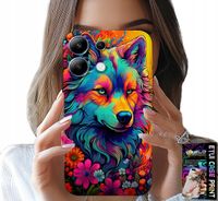 ETUI DO XIAOMI NOTE 13 PRO 4G - KOLOROWE WZORY, WILK WATAHA SWORA CASE