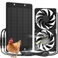 WENTYLATOR Z PANELEM SŁONECZNYM WENTYLACJA DO KUCHNI, SZKLARNI, KURNIKA