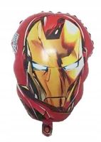 Balon Urodzinowy Avengers Iron Men Głowa Superbohaterowie Foliowy 3D