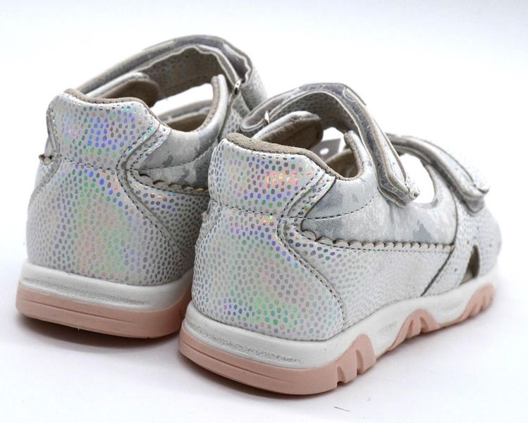 Sandały dziewczęce MISS E 23DZ23-5924 - białe 26 zdjęcie 6