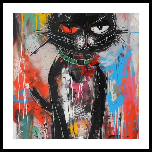 Plakat 40x40cm Gburowaty Kiciak na Arena.pl