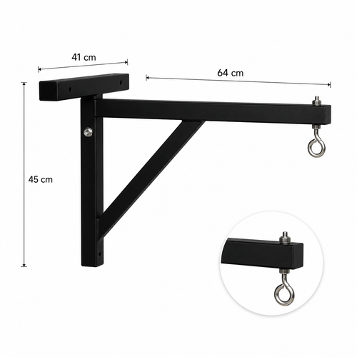 Uchwyt ścienny na worek bokserski 150 kg UNDERFIT na Arena.pl