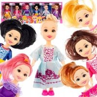 LALECZKI LALKA DO DOMKU DLA LALEK MAŁE KSIĘŻNICZKI 6 SZTUK AKCESORIA