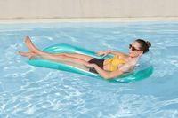 Materac Dmuchany Fotel na Plażę Basen do Pływania z siatką 160x84cm Bestway