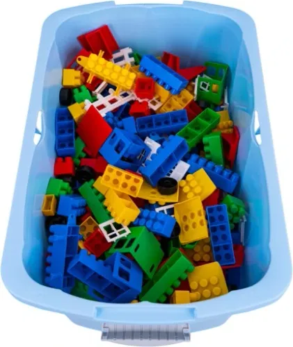 KLOCKI KONSTRUKCYJNE 500 w POJEMNIKU POLSKIE DUŻE na Arena.pl