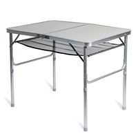 Stolik kempingowy z siatką składany stół turystyczny ogrodowy biwakowy