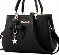 Klasyczna Torebka damska na ramię kuferek kokarda  T34