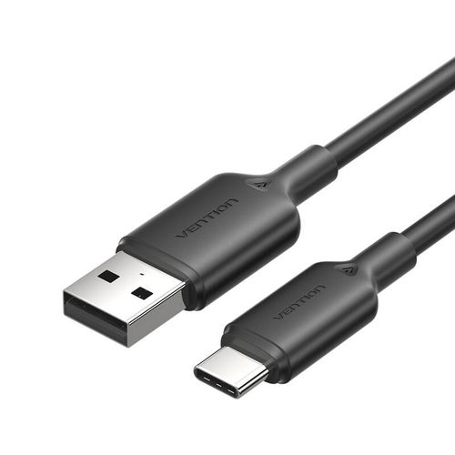 Kabel USB 2.0 A do USB-C 3A Vention CTQBH 2M (czarny) na Arena.pl