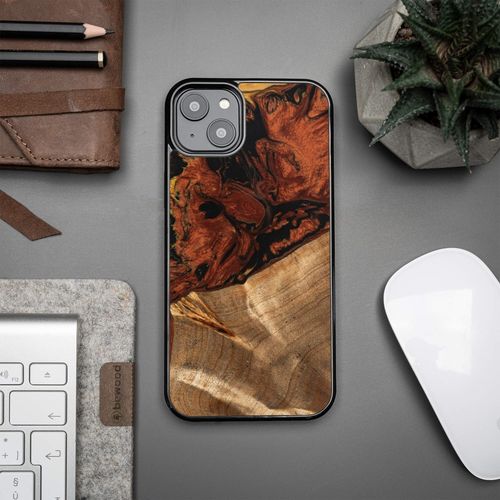 etui bewood unique do iphone 15 plus - 4 żywioły - ogień na Arena.pl