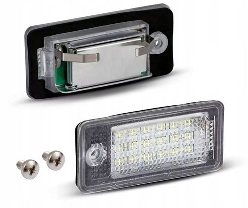 PODŚWIETLENIE LAMPKI LED TABLICY REJESTRACYJNEJ AUDI A3 8P A4 B6 B7 A6 C6 7 na Arena.pl