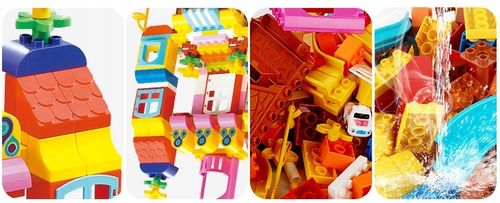 KLOCKI KONSTRUKCYJNE NAJLEPSZY PREZENT DLA 3 4 5 6 7 8 LATKA ZESTAW 209 EL. na Arena.pl