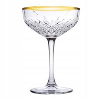 Zestaw kieliszków PASABAHCE Coupe Timeless Gold 255 ml (4 sztuki)