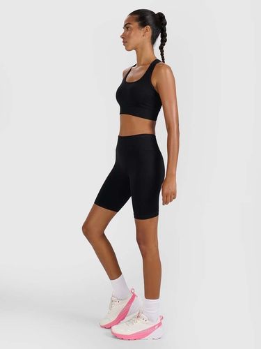 Legginsy Krótkie 4F Kolarki Damskie Leginsy Wysoki Stan Kryjące na Arena.pl