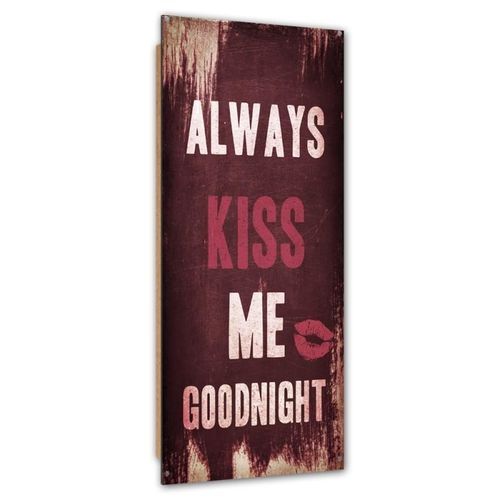 Deco Panel, Always kiss me goodnight 40x100 na Arena.pl