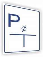 Tablica orientacyjna punktu pomiarowego znak nadruk 20x15 duży wybór