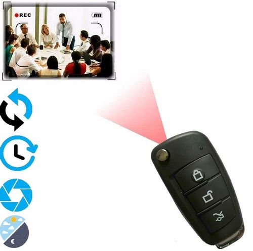 MINI KAMERA SZPIEGOWSKA UKRYTA FULL HD KLUCZYK DETEKCJA na Arena.pl