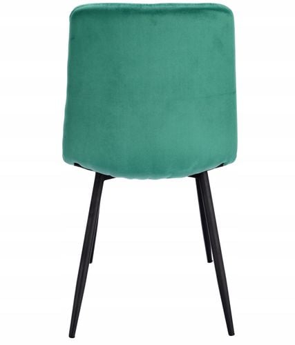 4 x krzesło tapicerowane pikowane welur nowoczesne na Arena.pl