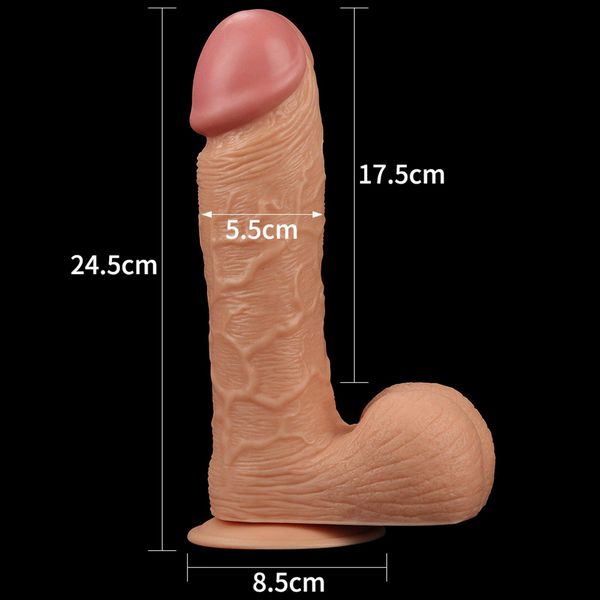 9"" Legendary King Sized Realistic Dildo zdjęcie 7