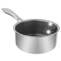 Rondel STALOWY garnek nieprzywierający ORION COOKCELL HYBRYD 16 cm 1,5L