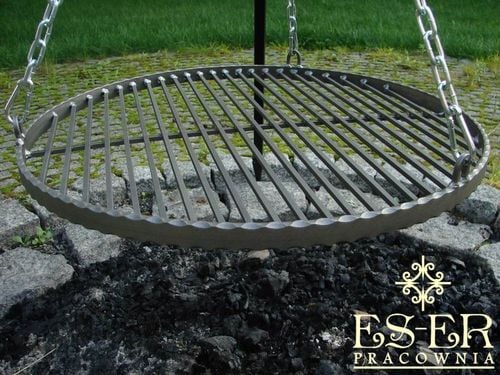 Ruszt do grilla wiszącego - stalowy - okrągły - 50 cm ES-ER na Arena.pl