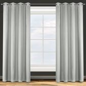 Zasłona gotowa na przelotkach ADORE 140x250 Design91 stalowa