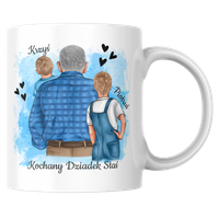 Prezent Dla Dziadka Kubek Z Wnukami Na Urodziny Imieniny Upominek