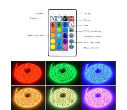 Sterownik Kontroler do taśm LED RGB pilot 230V na Arena.pl