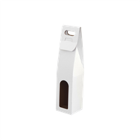 Pudełko na wino 9 x 9 x 40 cm, 25 szt. białe AWIH