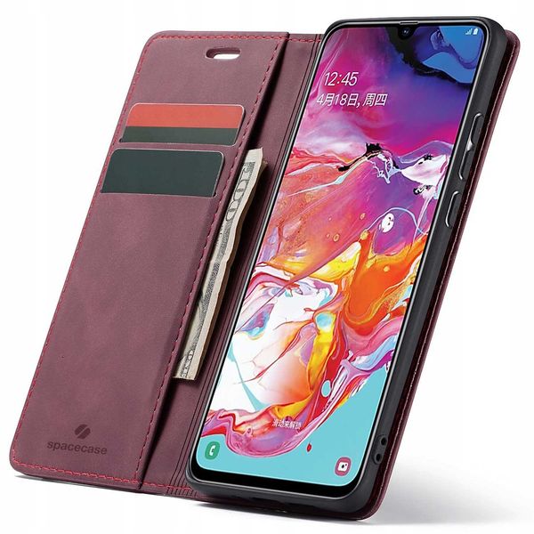 Spacecase Wallet Galaxy A70 red zdjęcie 1