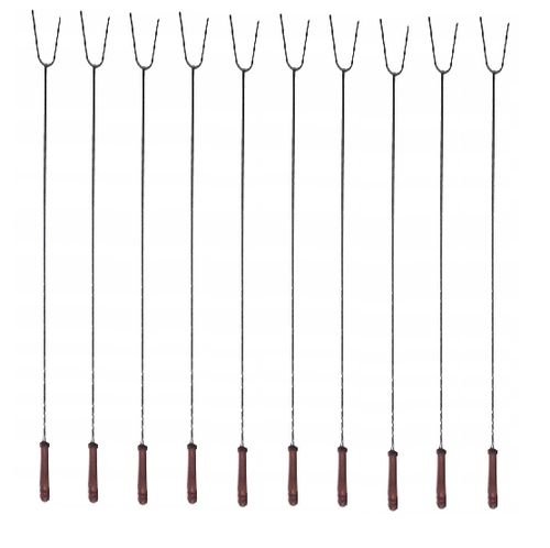 WIDEŁKI + PODPÓRKI OGNISKO KIEŁBASA 100CM PO 10SZT na Arena.pl