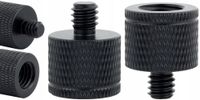 adapter tuleja redukcja 1/4" na m10 statywowa czarna statyw lampy 20 mm