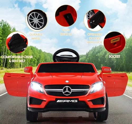 MERCEDES GLA 4x4 12V, PILOT 2.4G, 4 AMORY Auto na akumulator, koła EVA na Arena.pl