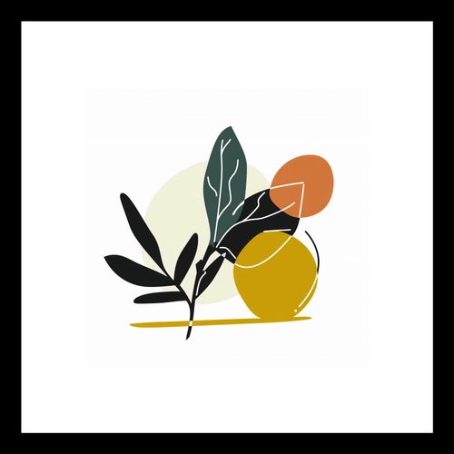 Plakat 20x20cm Elegancka Flora na Arena.pl