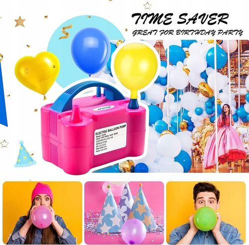 POMPKA ELEKTRYCZNA DO BALONÓW 2 DYSZE MOCNA PUSH na Arena.pl