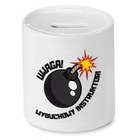 Dla Instruktora Skarbonka Wybuchowy Instruktor Z Nadrukiem Ze Zdjęciem