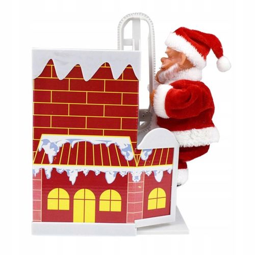 MIKOŁAJ WSPINAJĄCY SIĘ I WCHODZĄCY DO KOMINA na Arena.pl