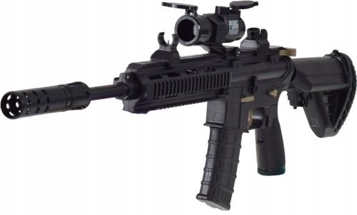 DUŻY KARABIN AUTOMAT 2W1 IMPONUJĄCY DESIGN REALISTYCZNY CELNY TRAFNY ZESTAW na Arena.pl