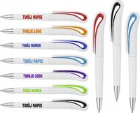 DŁUGOPISY Z NADRUKIEM UV reklamowe RÓŻNE KOLORY 100 szt LOGO TWOJE dane