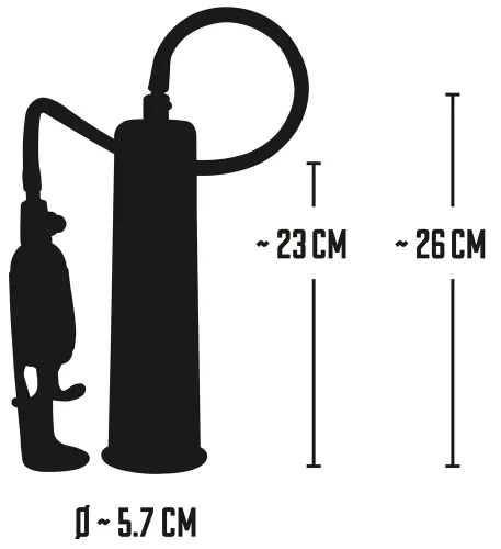 mr. boner elastyczna pompa powietrzna z bezpiecznym uchwytom 26 cm na Arena.pl