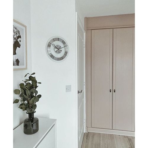 Zegar ścienny NeXtime Retro srebrny 2790 na Arena.pl