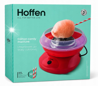 Maszynka Urządzenie do waty cukrowej Hoffen Czerwona 500 W model CCM-6432