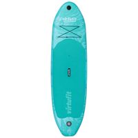 Deska SUP VirtuFit Surfer 305 – turkusowa, osłona przeciwwiatrowa, akcesoria